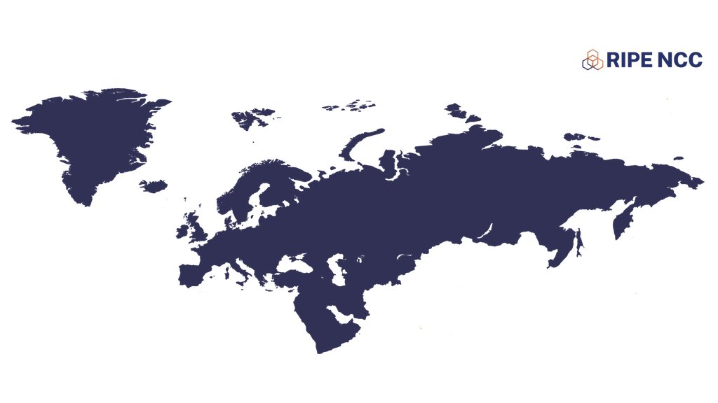 RIPE NCC Service Region Map