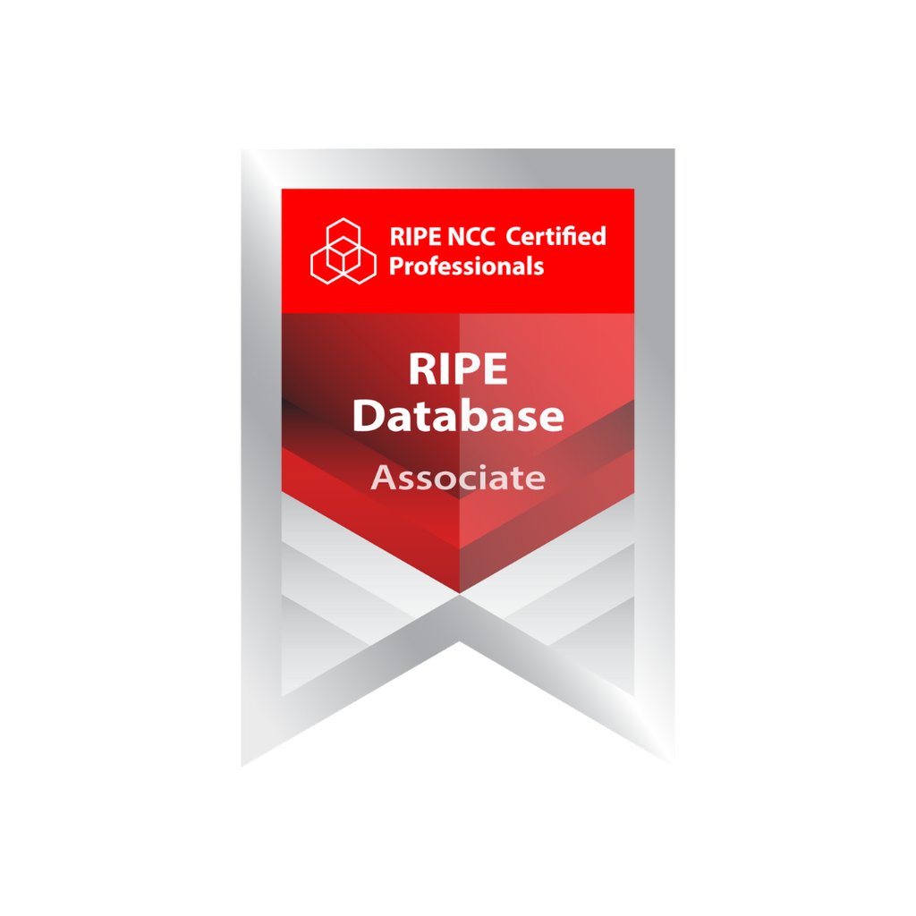 RIPE Database Associate badge