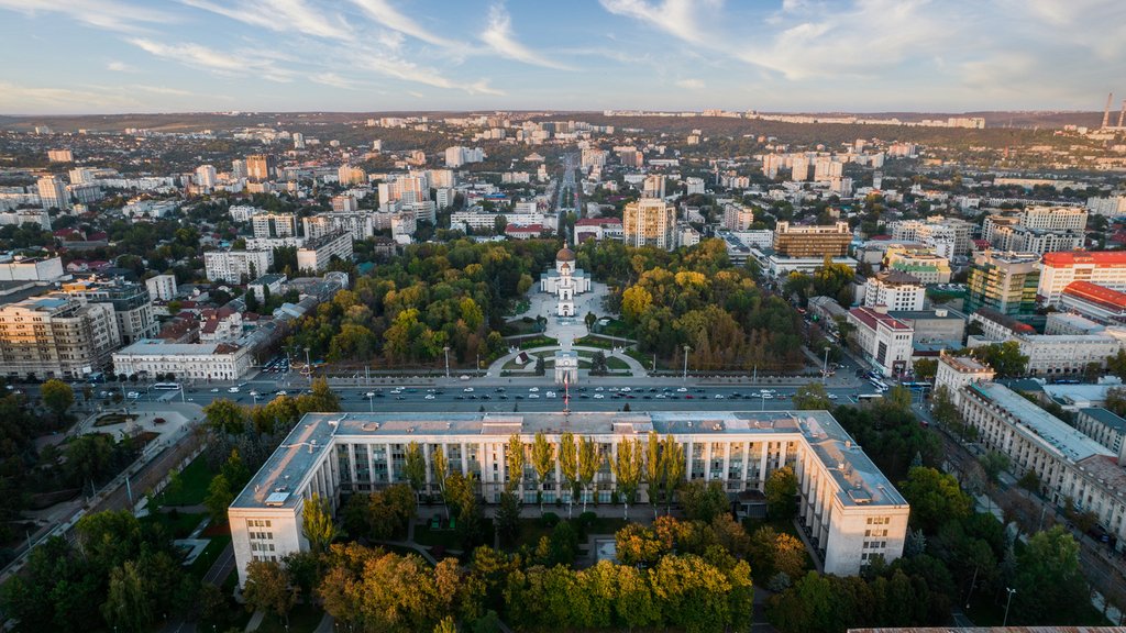 View of Chișinău Moldova